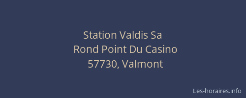 Station Valdis Sa