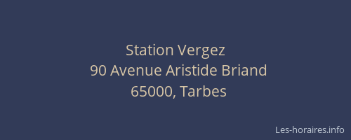 Station Vergez