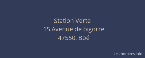 Station Verte