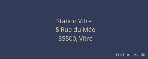 Station Vitré