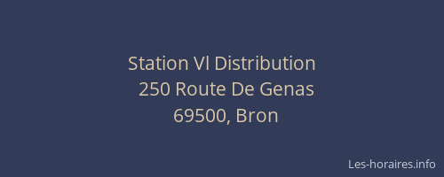 Station Vl Distribution