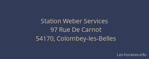 Station Weber Services