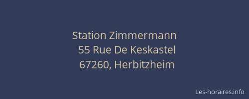 Station Zimmermann