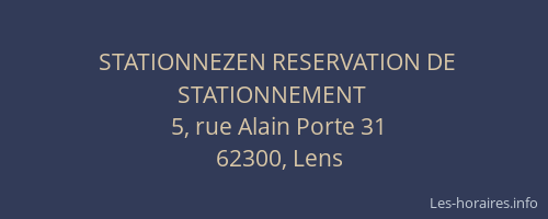 STATIONNEZEN RESERVATION DE STATIONNEMENT