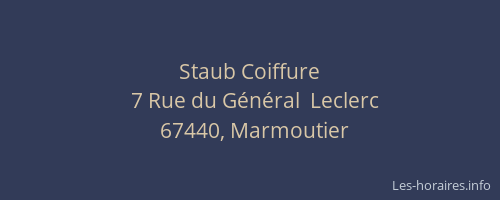 Staub Coiffure