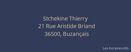 Stchekine Thierry