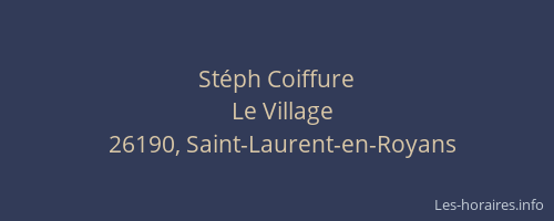 Stéph Coiffure