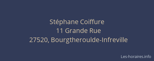 St&eacute;phane Coiffure