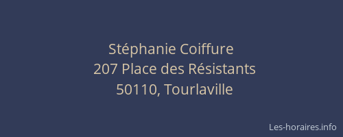 St&eacute;phanie Coiffure