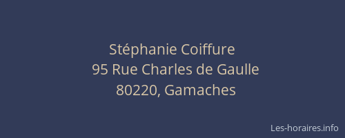 St&eacute;phanie Coiffure