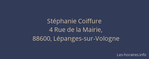 Stéphanie Coiffure
