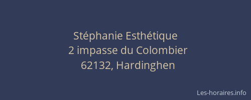St&eacute;phanie Esth&eacute;tique