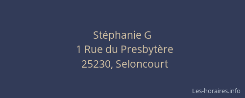 Stéphanie G
