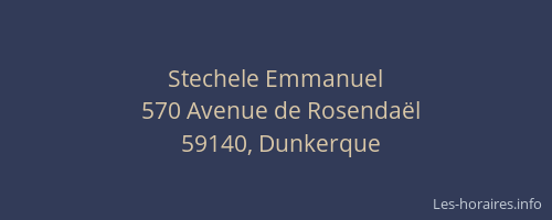 Stechele Emmanuel