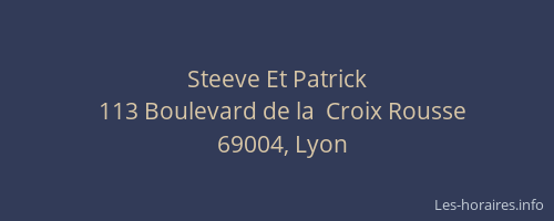 Steeve Et Patrick