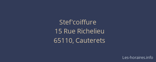 Stef'coiffure