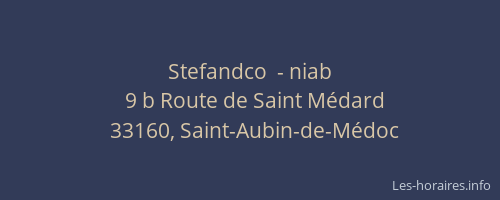 Stefandco  - niab