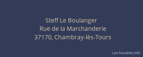 Steff Le Boulanger