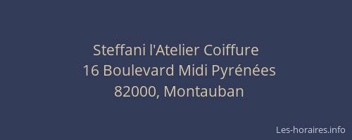 Steffani l'Atelier Coiffure