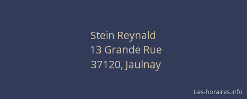 Stein Reynald
