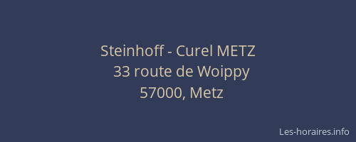 Steinhoff - Curel METZ