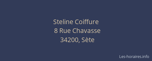 Steline Coiffure