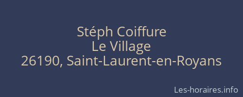Stéph Coiffure