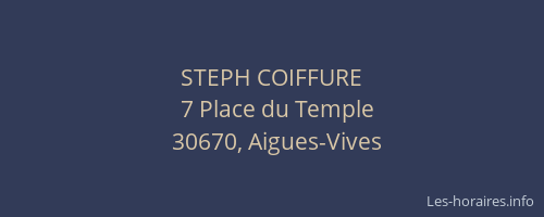 STEPH COIFFURE