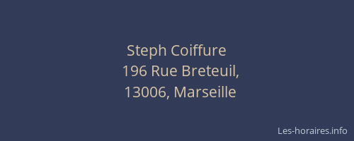 Steph Coiffure