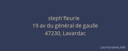 steph'fleurie