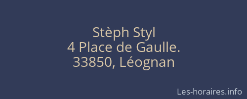 Stèph Styl