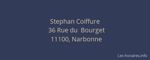 Stephan Coiffure