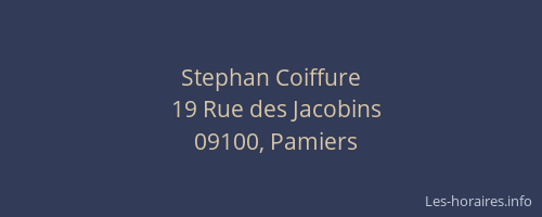 Stephan Coiffure