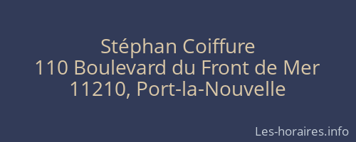 Stéphan Coiffure