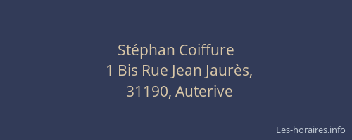 Stéphan Coiffure