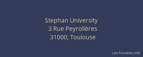 Stephan University