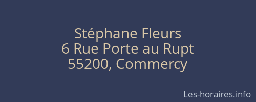 Stéphane Fleurs