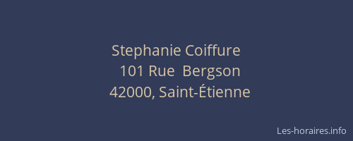 Stephanie Coiffure
