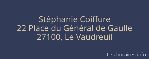 Stèphanie Coiffure