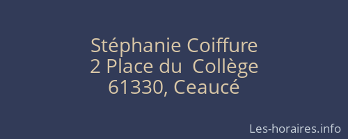 Stéphanie Coiffure