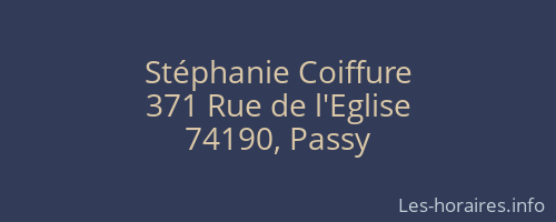 Stéphanie Coiffure