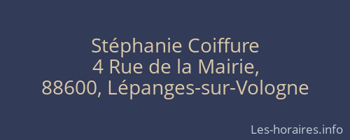 Stéphanie Coiffure