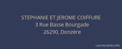 STEPHANIE ET JEROME COIFFURE