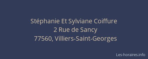 Stéphanie Et Sylviane Coiffure