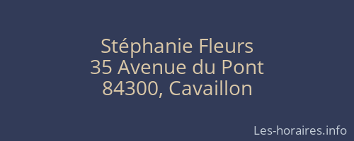 Stéphanie Fleurs