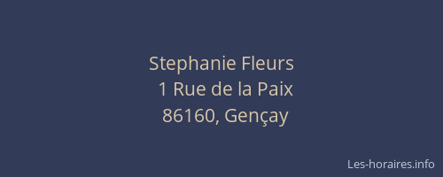 Stephanie Fleurs
