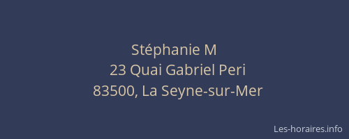 Stéphanie M