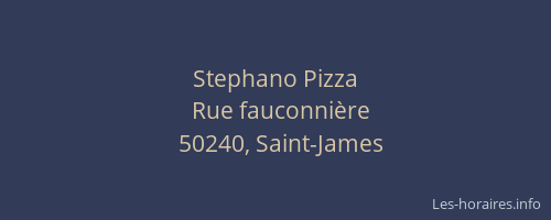Stephano Pizza