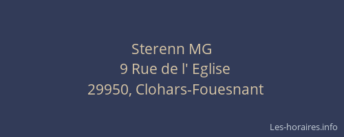 Sterenn MG