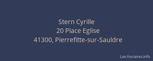 Stern Cyrille